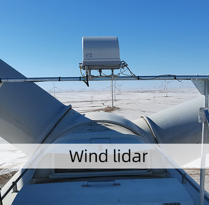4 Beam Doppler Wind Lidar Rental Eolos Molas Nl ±0.5° ความแม่นยำในทิศทาง