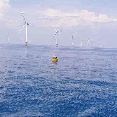 Dia 5m ลม Measuring Floating ลิดาร์ System 0.5m ความแม่นยำในการวางตำแหน่ง