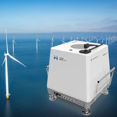 buy การประยุกต์ใช้ฟาร์มกังหันลม 60W ระบบตรวจวัดความเร็วลมระยะไกลด้วยเลเซอร์สำหรับฟาร์มกังหันลมนอกชายฝั่ง อัตราการสุ่มตัวอย่าง 1Hz online manufacture