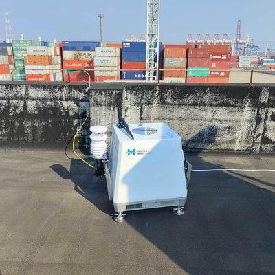 คุณภาพ  0-360 Degree Direction Laser Wind Speed Measurement ASCII Data Format Wind Lidar โรงงาน