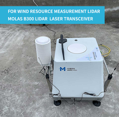8 Beam Molas B300 เครื่องรับส่งสัญญาณเลเซอร์ Wind Lidar นอกชายฝั่งสำหรับการวัดทรัพยากรลม