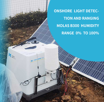 การวัดลมบนบก การตรวจจับแสง Lidar และช่วงความชื้นตั้งแต่ 0% ถึง 100%