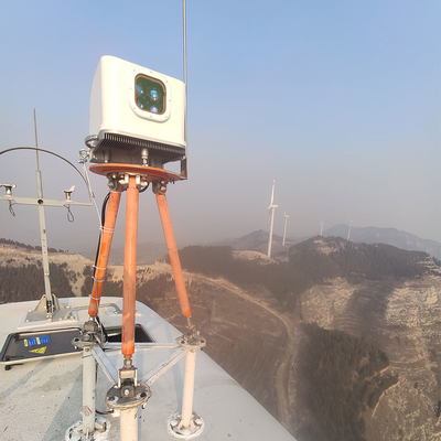 4Hz Nacelle ลีดาร์ลมเร่งความเร็ว ระยะลม -0.5g ~ 0.5g ความเร็วและทิศทางลม