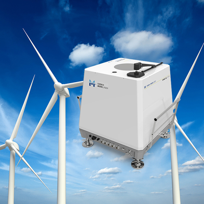 ลีดาร์ลมทะเลขนาดเล็กและเบา 60W พลังงานสําหรับการประเมินทรัพยากรลมที่แม่นยํา